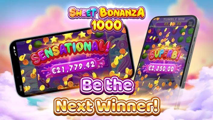 Casino Plus - Wow Factor with Sweet Bonanza Slot Online! Play, Win, and Savor the Sweetest Payouts!