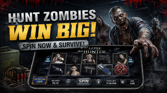 Casino Plus - Zombie Hunter Casino Game on Casino Plus: How Does One Scatter Open Two Bonus Rounds and a Random Jackpot?